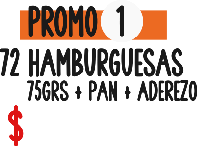 72 hamburguesas