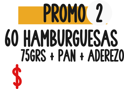 60 Hamburguesas